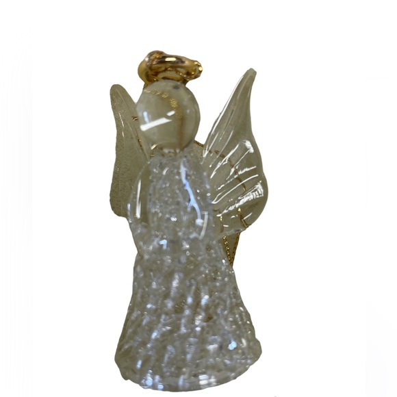 Vintage Avon Spun Glass Ornaments with 22K Gold/ Original Box - Picture 5 of 6